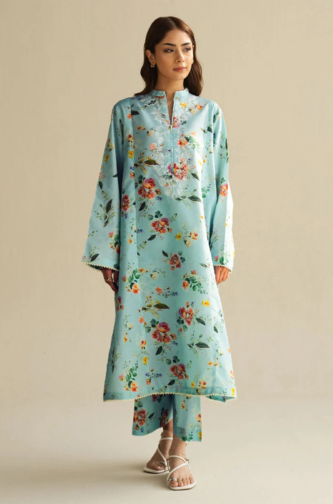 Lawn - 2PC Printed -1538