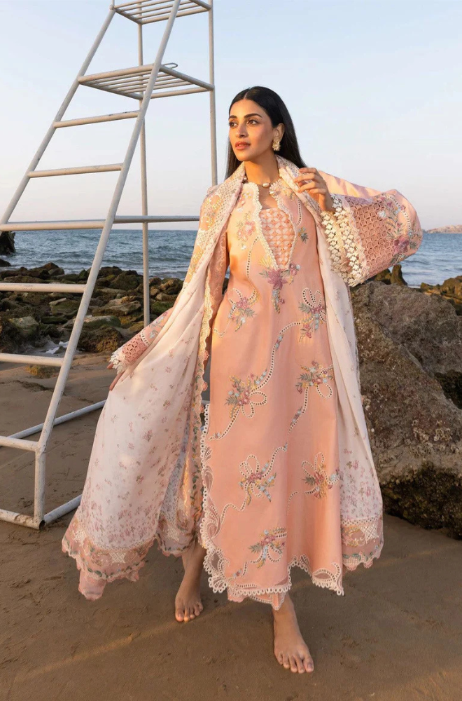 CRIMSON 3PC LAWN UNSTITCHED EMBROIDERED Code:4028