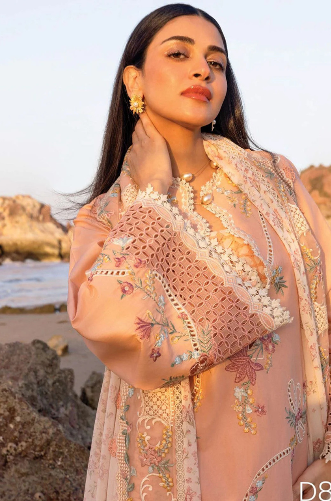 CRIMSON 3PC LAWN UNSTITCHED EMBROIDERED Code:4028