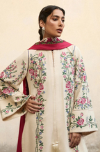 Lawn-3PC Embroidered Shirt With Digital Printed Jauqard Dupatta-5097