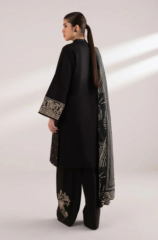 3PC LAWN EMBROIDERED SHIRT WITH DIGITAL PRINTED JACQUARD DUPATTA - 5027