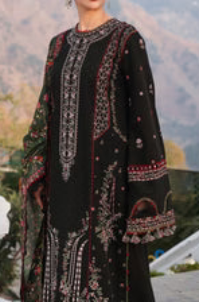 Lawn-3PC Embroidered with Digital Printed Jacquard Dupatta-5132
