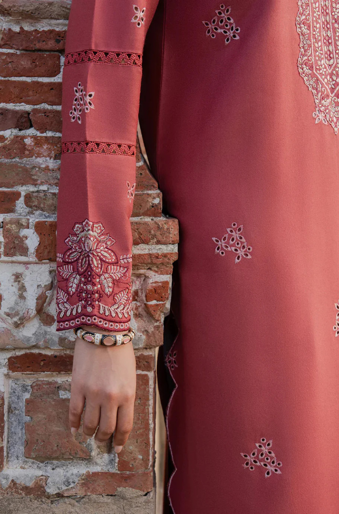 Lawn-3PC Embroidered Shirt with Digital Printed Jacquard Dupatta-5053