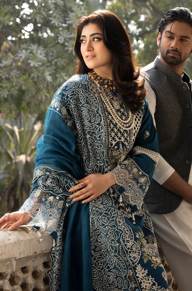 MAHNOOR | 3 PC LUXURY LAWN EMBROIDERED